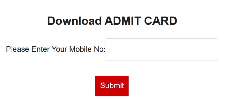 Atul Maheswari Scholership 2025 Admit Card