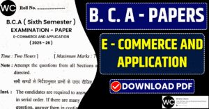 E-COMMERCE AND APPLICATION PAPER PDF